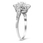 The Millbank Ring, smalltop view on a hand