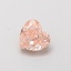 0.44 Ct. Fancy Intense  Pink Heart Lab Grown Diamond