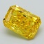 2.24 Ct. Fancy Vivid Yellow Radiant Lab Grown Diamond