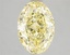 3.06 Ct. Fancy Vivid Yellow Oval Lab Grown Diamond