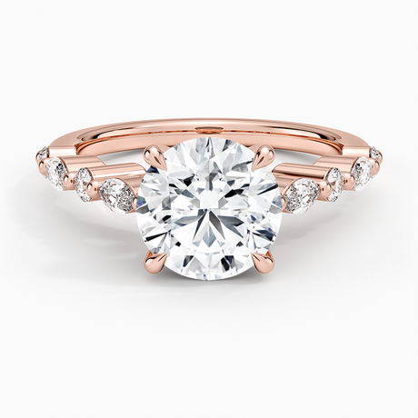 14K Rose Gold Perfect Fit Versailles Diamond Ring (1/3 ct. tw.)