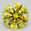 1.76 Ct. Fancy Vivid Yellow Round Lab Grown Diamond