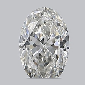 Oval diamond — real photo
