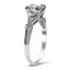 The Pasadena Ring, smalltop view on a hand