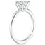 Platinum Four-Prong Comfort Fit 1.5mm Ring, smallside view