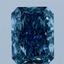 2.15 Ct. Fancy Vivid Blue Radiant Lab Grown Diamond