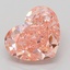 5.06 Ct. Fancy Vivid Pink Heart Lab Grown Diamond
