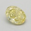 1.01 Ct. Fancy Yellow Oval Lab Grown Diamond