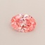 0.34 Ct. Fancy Vivid  Pink Oval Lab Grown Diamond