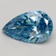 2.20 Ct. Fancy Vivid Blue Pear Lab Grown Diamond