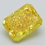 2.23 Ct. Fancy Vivid Yellow Radiant Lab Grown Diamond