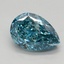 1.42 Ct. Fancy Vivid Blue Pear Lab Grown Diamond