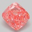 2.22 Ct. Fancy Vivid Pink Cushion Lab Grown Diamond