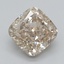 1.56 Ct. Very Light  Brown Cushion Lab Grown Diamond