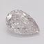 0.50 Ct. Very Light Pink Pear Diamond