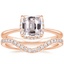 14K Rose Gold Regalia Diamond Ring with Stanza Diamond Ring