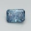 0.93 Ct. Fancy Vivid Blue Radiant Lab Grown Diamond
