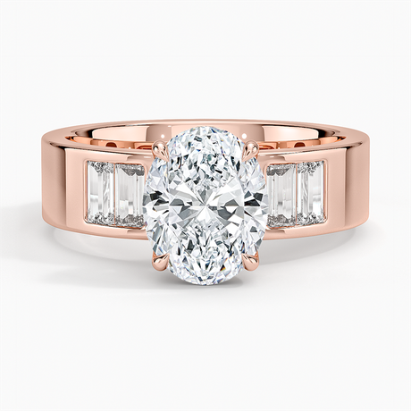 14K Rose Gold Peyton 5mm Channel-Set Diamond Ring