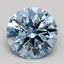 1.52 Ct. Fancy Blue Round Lab Grown Diamond