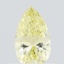 0.39 Ct. Fancy Intense Yellow Pear Lab Grown Diamond