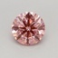 0.42 Ct. Fancy Vivid Pink Round Lab Grown Diamond