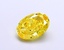 1.66 Ct. Fancy Vivid  Yellow Oval Lab Grown Diamond