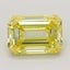 2.11 Ct. Fancy Intense  Yellow Emerald Lab Grown Diamond