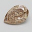 2.05 Ct. Light  Brown Pear Lab Grown Diamond