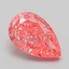 3.04 Ct. Fancy Vivid Pink Pear Lab Grown Diamond