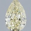 1.09 Ct. Fancy Light Yellow Pear Lab Grown Diamond