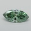 2.51 Ct. Fancy Vivid  Green Marquise Lab Grown Diamond