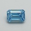 1.03 Ct. Fancy Vivid Blue Emerald Lab Grown Diamond