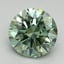 1.33 Ct. Fancy Vivid Pacific Green Round Lab Grown Diamond