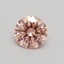 0.59 Ct. Fancy Intense Pink Round Lab Grown Diamond