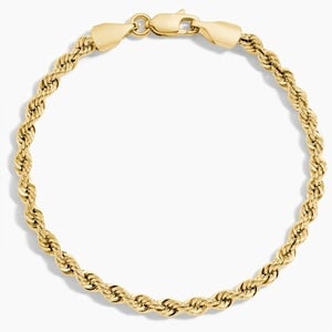 Bailey 7.5 in. Rope Chain Bracelet (3.3mm)