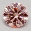 2.50 Ct. Fancy Intense Pink Round Lab Grown Diamond