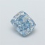 1.56 Ct. Fancy Intense Blue Cushion Lab Grown Diamond