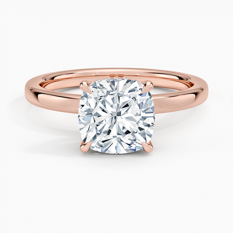 14K Rose Gold Lumiere 2mm Diamond Ring (1/8 ct. tw.)