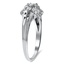 The Shivley Ring, smalltop view on a hand