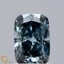 0.70 Ct. Fancy Vivid Greyish Blue Cushion Lab Grown Diamond