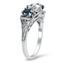 The Felisha Ring, smalltop view on a hand