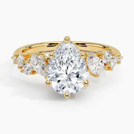 Olivetta Tapered Diamond Ring