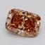 3.03 Ct. Fancy  Brown Cushion Lab Grown Diamond
