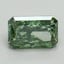 1.05 Ct. Fancy Vivid Pacific Green Radiant Lab Grown Diamond