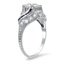 The Leida Ring, smalltop view on a hand
