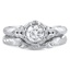 Custom Ivy Antique Solitaire Matched Set