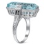 The Kiersten Ring, smalltop view on a hand