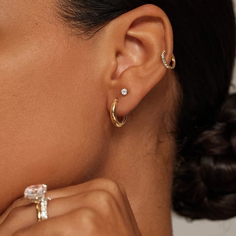3mm Huggie Perfect Hoop Earrings