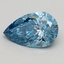 1.04 Ct. Fancy Vivid Blue Pear Lab Grown Diamond