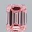 1.50 Ct. Fancy Intense Pink Emerald Lab Grown Diamond